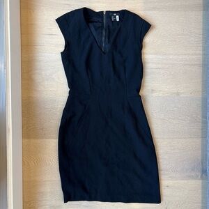 H&M Black V Neck Dress